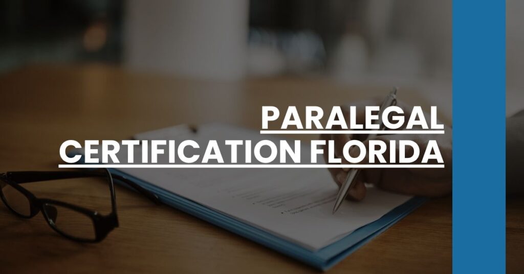 Paralegal Certification Florida Feature Image