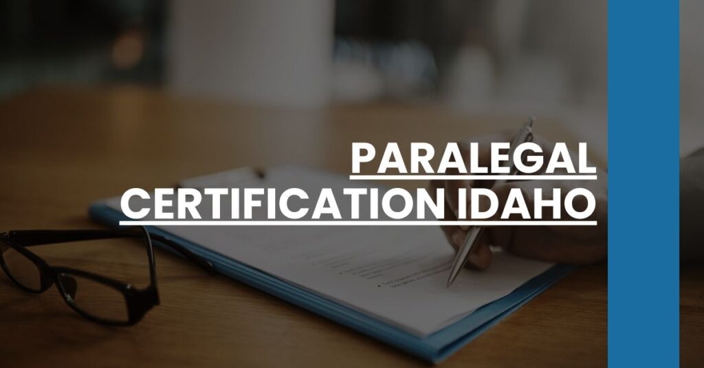 Paralegal Certification Idaho Feature Image