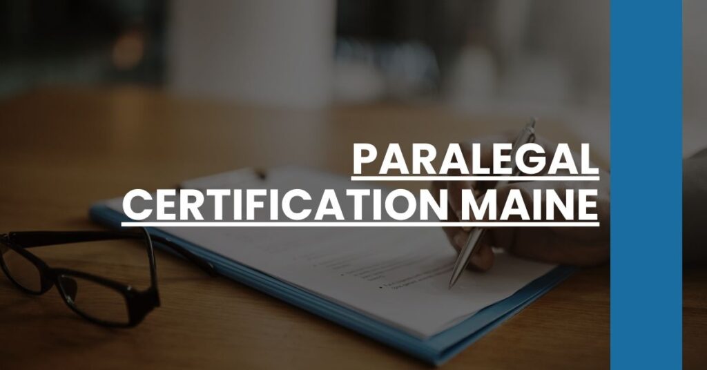 Paralegal Certification Maine Feature Image