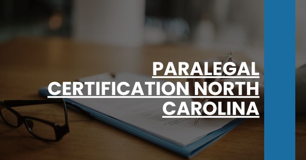 Paralegal Certification North Carolina Feature Image