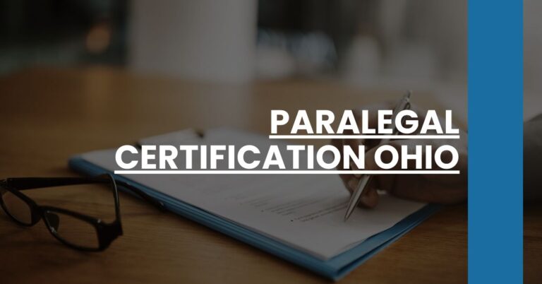 Paralegal Certification Ohio Feature Image