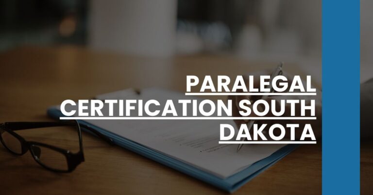 Paralegal Certification South Dakota Feature Image