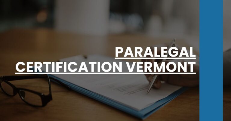 Paralegal Certification Vermont Feature Image